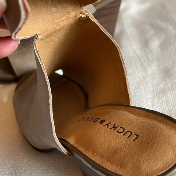 Lucky Brand Obashi peep toe shoes - Picture 9 of 10